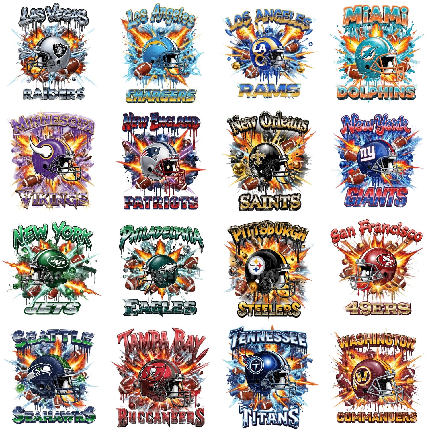 NFL Graphic Design Bundles
